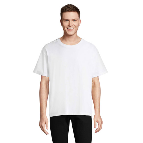 LEGACY OVERSIZED T-SHIRT Bialy S03996-WH-L 