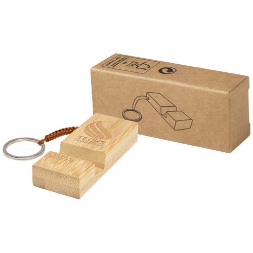 Bosona bambusowy uchwyt na telefon z łańcuchem do kluczy Drewno 10460671 (1)