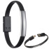 Bransoletka do transferu danych z micro USB LE PORT Czarny 039803  thumbnail
