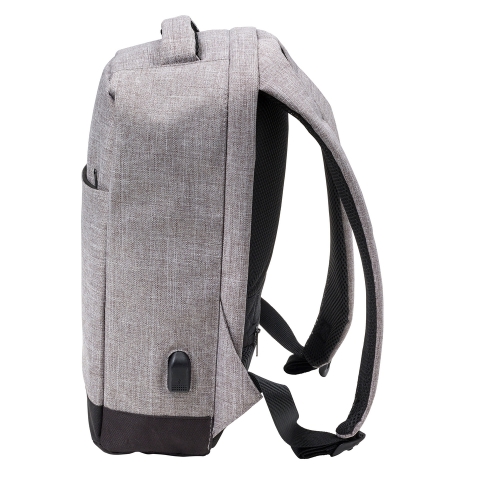 Plecak chroniący przed kieszonkowcami szary V0610-19 (1)