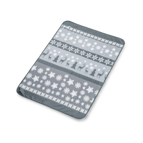 Koc polarowy STELO Szary 08067 (1)
