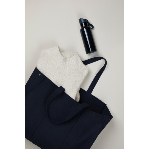 Torba na zakupy VINGA Hilo AWARE™, płótno z recyklingu Niebieski VG490-04 (2)