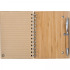 Notatnik A5 w linie z papieru z recyklingu FRANCESCA Brązowy 2890901 (6) thumbnail