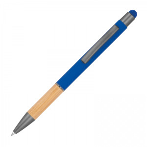Długopis metalowy touch pen soft touch BRYGIDA Niebieski