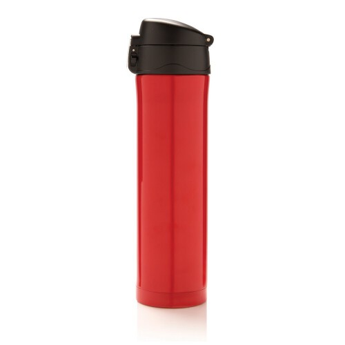 Kubek termiczny 450 ml, stal nierdzewna z recyklingu czerwony P435.504 (2)