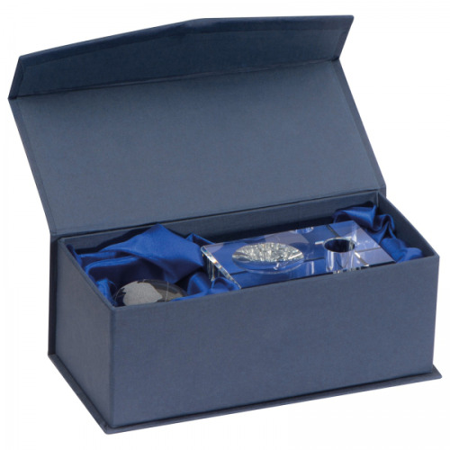 Szklany blok z globusem MIRKO Przeźroczysty 2750566 (2)