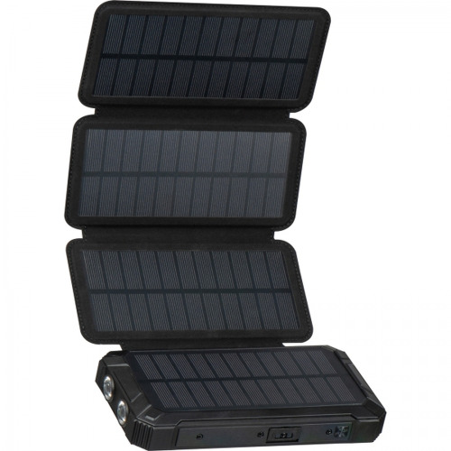 Power bank 20000 mAh solarny PETRA Czarny 3389903 (2)