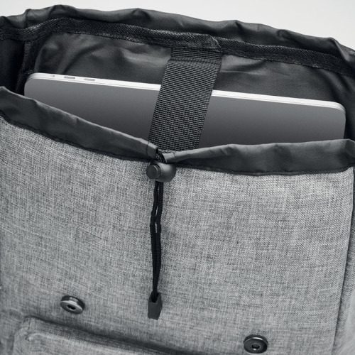 Plecak z poliestru 600D Szary MO9439-07 (3)