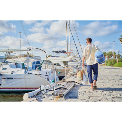 Torba podróżna z recyklingu 320 gr Turkusowy MO2482-12 (8)