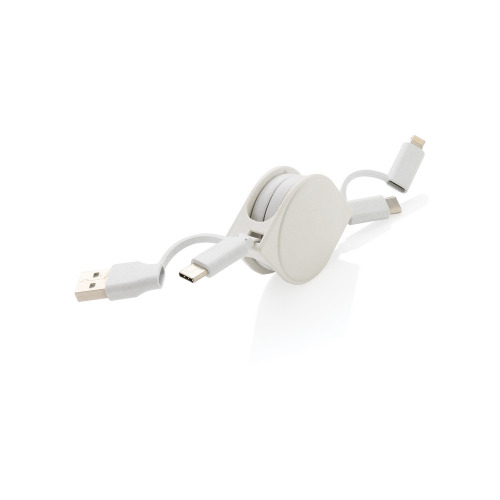 Kabel do ładowania 6 w 1 Biały P302.663 