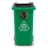 Pojemnik na przybory do pisania „kontener na śmieci” | Erco Zielony VA079-06 (7) thumbnail