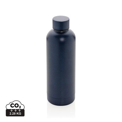 Butelka termiczna 500 ml, stal nierdzewna z recyklingu niebieski P435.705 (12)