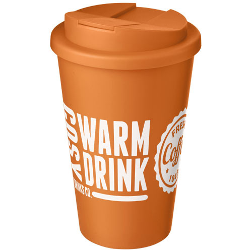 Americano® 350 ml tumbler with spill-proof lid Pomarańczowy 21069525 (1)