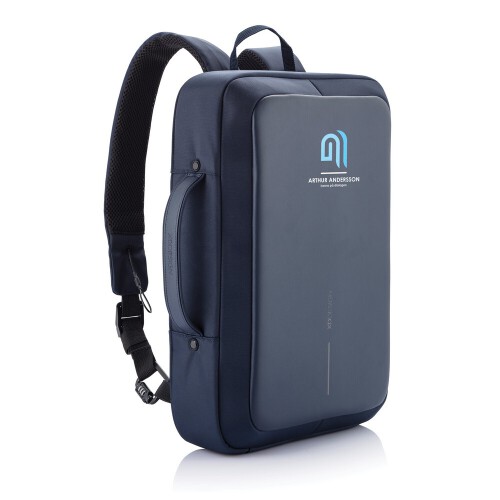 Bobby Bizz, plecak na laptopa 15,6" i tablet 10", torba chroniąca przed kieszonkowcami niebieski V0995-11 (15)