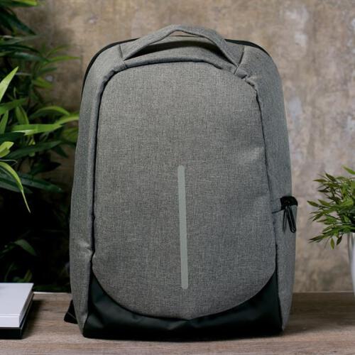 Antykradzieżowy plecak z miejscem na laptopa 15,6` / Safback Czarny IP31073011 (8)