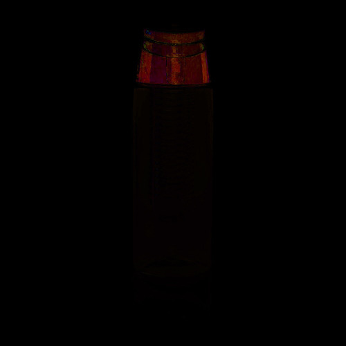 Bidon, butelka sportowa 700 ml z pojemnikiem na lód lub owoce czarny V9891-03 (2)
