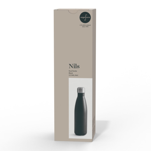 Sagaform Nils Butelka stalowa 500ml Czarny LT52017-N0002 (2)
