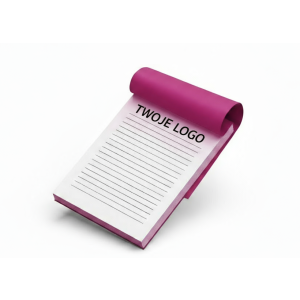 Klejony notes A6 z wyrywanymi kartkami Wielokolorowy