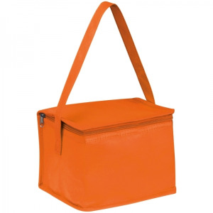 Torba termiczna non woven na 6 puszek 330 ml NIEBY Pomarańczowy