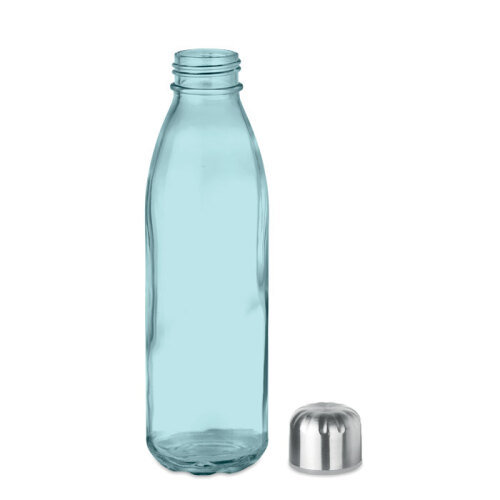 Szklana butelka  650 ml przezroczysty niebieski MO9800-23 (1)