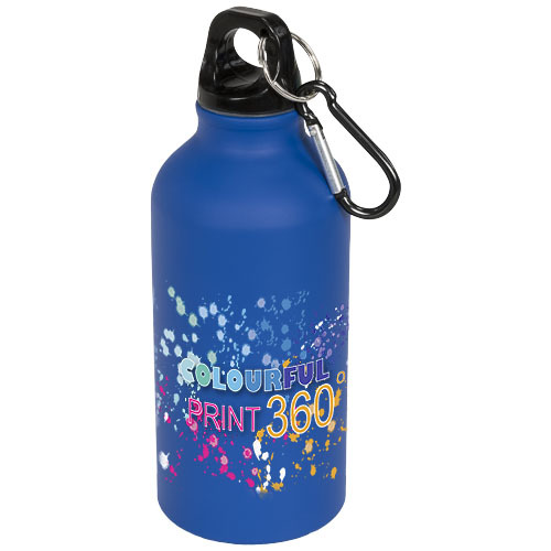 Bidon sportowy z karabińczykiem Oregon matte 400 ml Niebieski 10055903 (1)