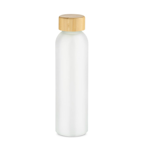 Butelka z recyklingowanego szkła NILLO 500 ml Biały 16259-01 