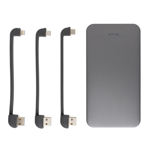 Power bank 10000 mAh, licencja MFi Srebrny P324.574 (4)