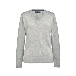 Damski sweter z dekoltem w serek