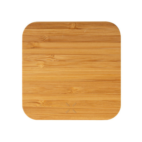 Bambusowa ładowarka bezprzewodowa 10W Brązowy V0358-16 (4)