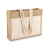 Jutowa torba na zakupy OEKO-TEX® 45 x 12 x 35 cm 320 g/m² Ecru LT95371-N0054  thumbnail