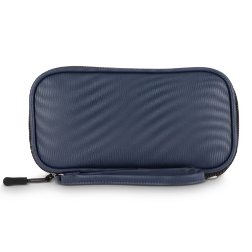 Torba organizacyjna Kyra 210D z powłoką PU z rPET, 20 x 11,5 x 2 cm Ciemnoniebieski LT95326-N0010 (4)