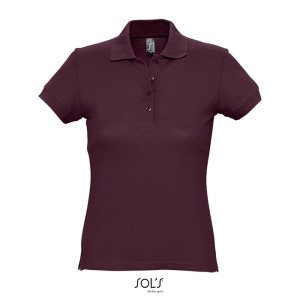 PASSION Damskie POLO 170g Burgundy