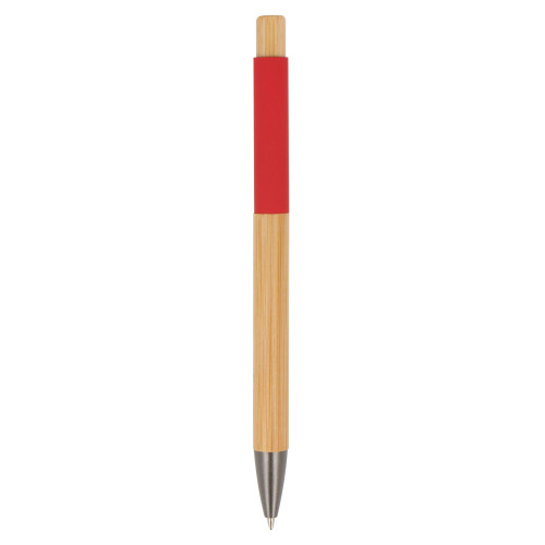 Pióro kulkowe Madrid bamboo Czerwony LT87752-N0021 (2)