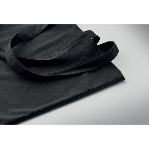 Sztruksowa torba na zakupy Czarny MO2874-03 (3)