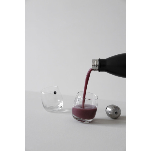 Butelka ze stali NILS 12/24H 0,5 L, czarny Czarny 5017707- (13)