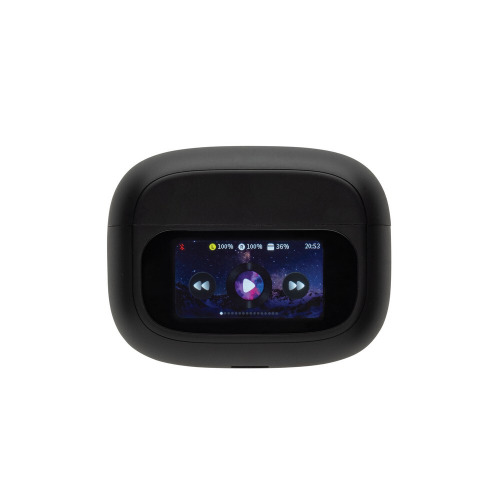 Douszne słuchawki bezprzewodowe z wyświetlaczem dotykowym Airtune ANC Czarny P331.1201 (8)