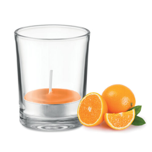 Świeczka zapachowa pomarańczowy MO9734-10 