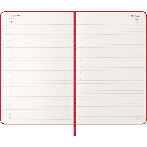 Kalendarz MOLESKINE Czerwony VM394-05/2026 (5)