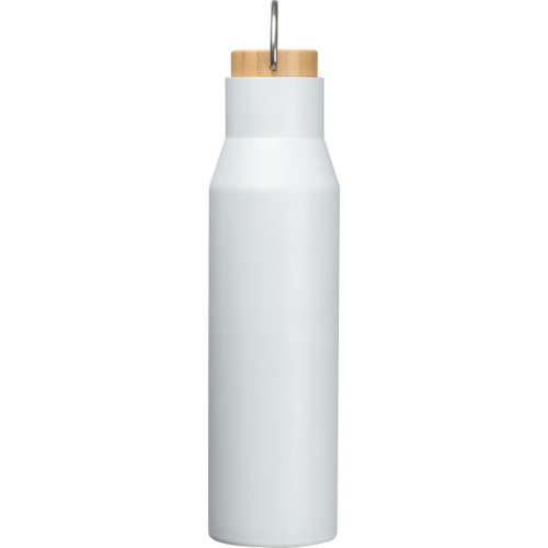 Butelka termiczna stalowa 550 ml ze stali z recyklingu MIRELLA Biały 8389306 (2)