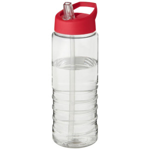 Bidon H2O Treble o pojemności 750 ml z wieczkiem z dzióbkiem Przezroczysty