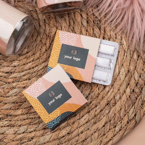 Gumy do żucia w blistrze 6 szt. Wielokolorowy S0003 (1)