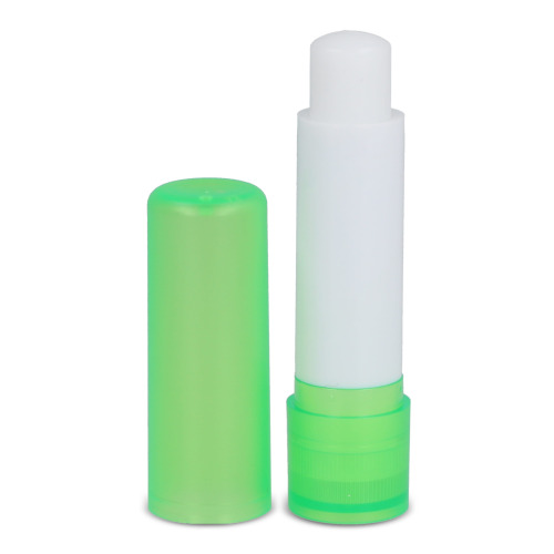 Klasyczny balsam do ust w sztyfcie wykonany z materiałów z recyklingu Ecru / zielony LT90485-N5431 