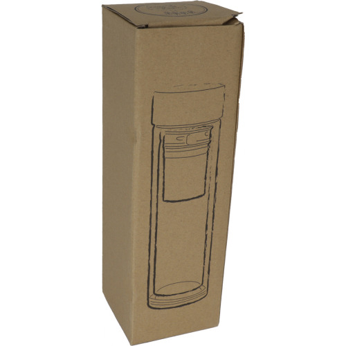 Butelka szklana termiczna 420 ml HENDRIK Przeźroczysty 6134366 (9)