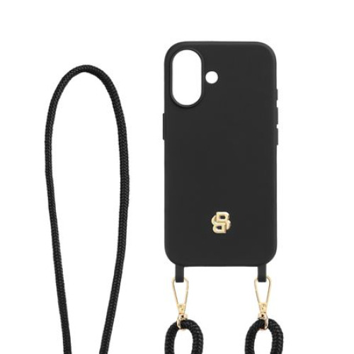 Etui na iPhonea 16 Pro Max Double B Czarno-złote Czarny HEH520A16N 