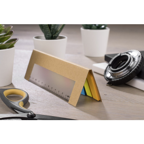 Linijka z karteczkami RECO Naturalny 17526 (4)