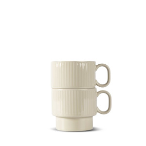 Kubek do herbaty COFFEE & MORE 2-szt, beżowy