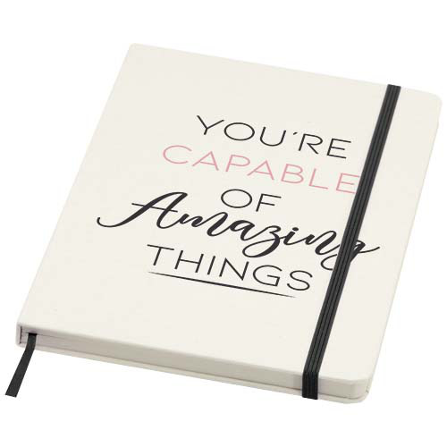 Bass notatnik A5 z recyklingu, z kartkami w linie Czarny 10736590 (1)