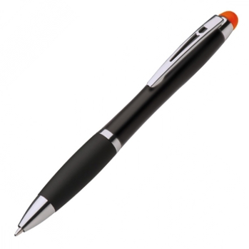 Długopis metalowy touch pen lighting logo LA NUCIA pomarańczowy 054010 