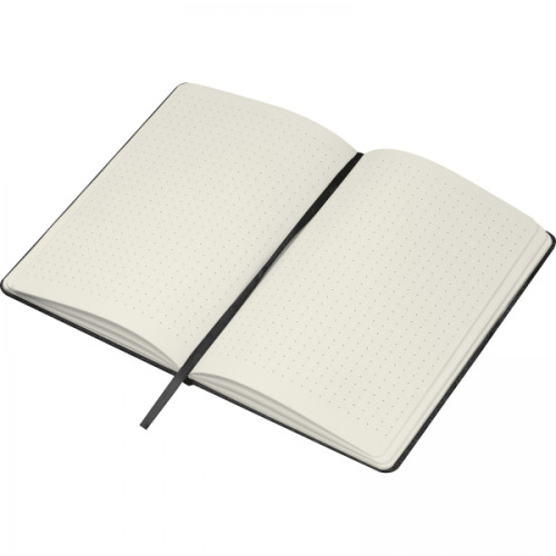 Notatnik A5 w kropki z papieru z recyklingu AGNESE Czarny 2179903 (3)
