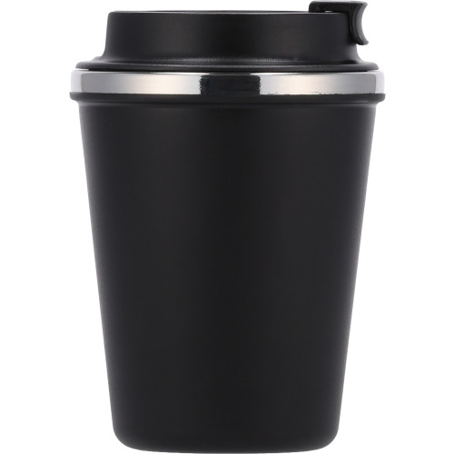 Kubek termiczny 350 ml z powłoką z recyklingu METODY Czarny 8496203 (2)